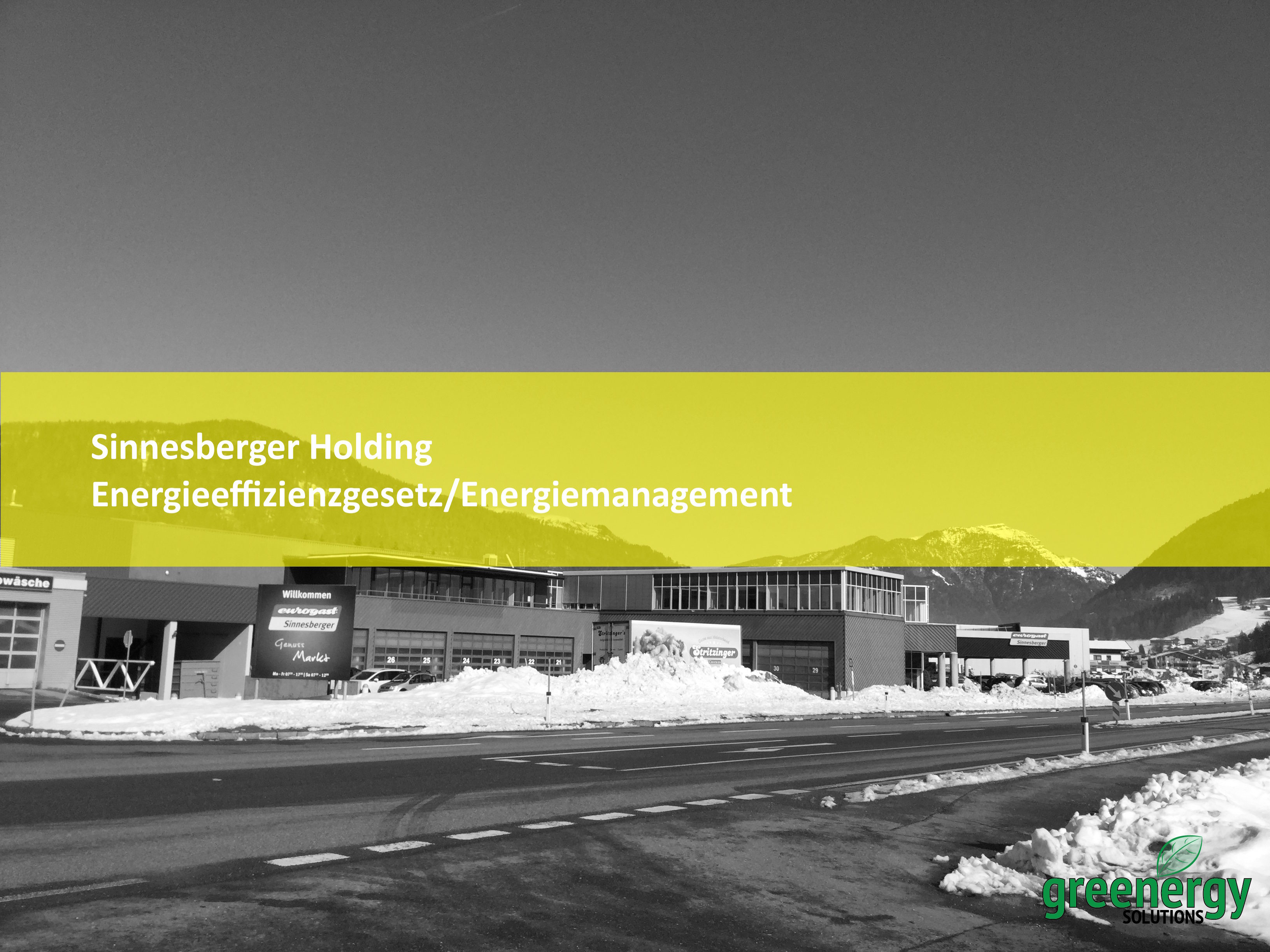 Energieeffizienzgesetz Sinnesberger Holding